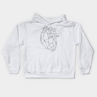 Poly-Heart Kids Hoodie